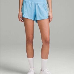 Hotty Hot HR Shorts 4” Lined. Kayak Blue